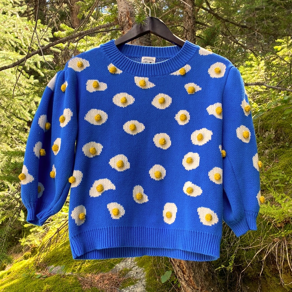 Fashion brand egg sweater - New, never worn!